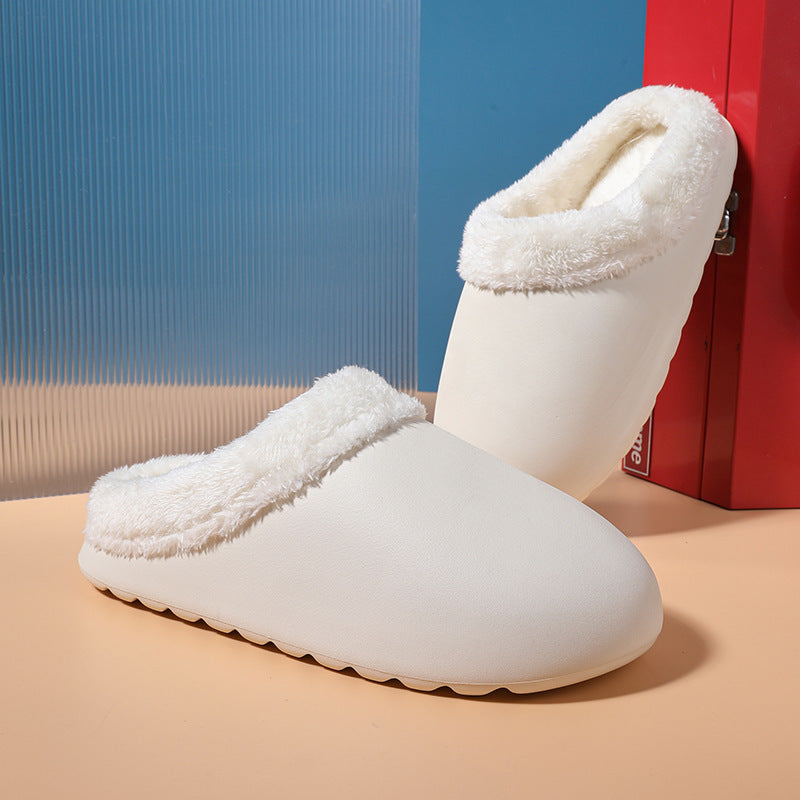 Waterproof Anti-skid Plush Couple's Cotton Shoes