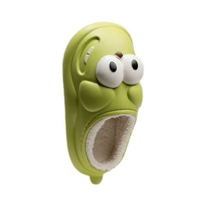 Cotton Slippers Big Eye Dog Cartoon Indoor Platform