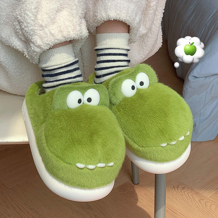 Funny Fashion Plush Thermal Cotton Slippers