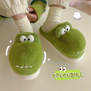 Funny Fashion Plush Thermal Cotton Slippers