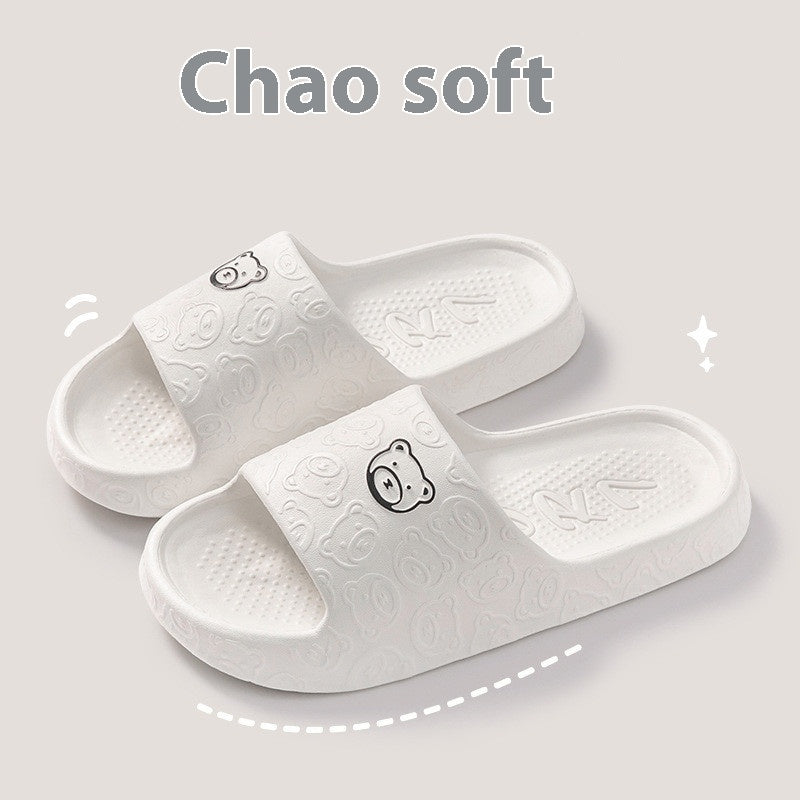 Non-slip Slippers Men's Interior Home Soft Bottom Couple Home Bathroom Deodorant