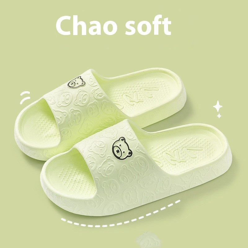 Non-slip Slippers Men's Interior Home Soft Bottom Couple Home Bathroom Deodorant