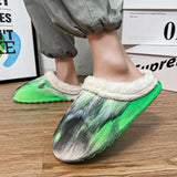 Waterproof Anti-skid Plush Couple's Cotton Shoes