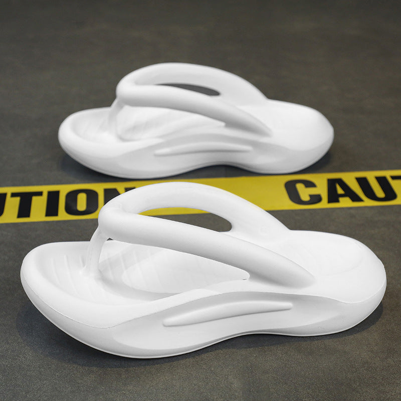 Flip Flops Men's Large Size Outdoor Beach Slip-on Couple Slippers