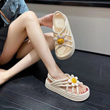 Super Soft And Cute Flower All-matching And Lightweight Non-slip Sandals