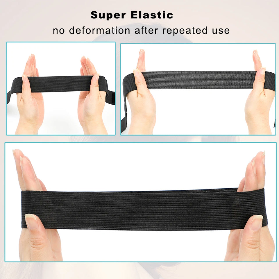 Elastic Bands For Wig Wig Band For Melting Lace Band Edge Lace Frontal Melt Adjustable Wrap To Lay Scarf Keeping Grip