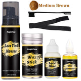 Hair Install Kit Hair Tint Mousse Hair Wax Stick Lace Glue Lace Glue Remover Hair Band Hair Brush