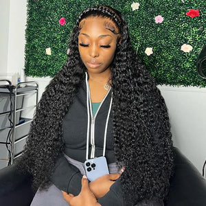 curly wig 100% human hair wigs hd lace wig 13x6 lace frontal wig deep wave water wave cheap wigs on sale for women choice