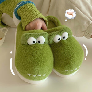 Funny Fashion Plush Thermal Cotton Slippers