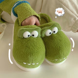 Funny Fashion Plush Thermal Cotton Slippers