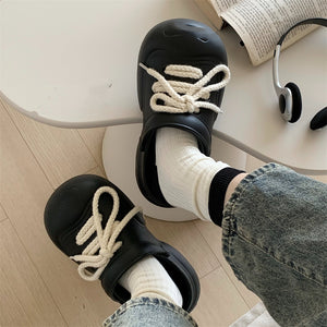 Summer Internet Celebrity Shit Feeling Platform Beach Shoes