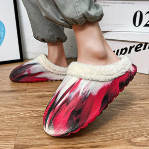 Waterproof Anti-skid Plush Couple's Cotton Shoes