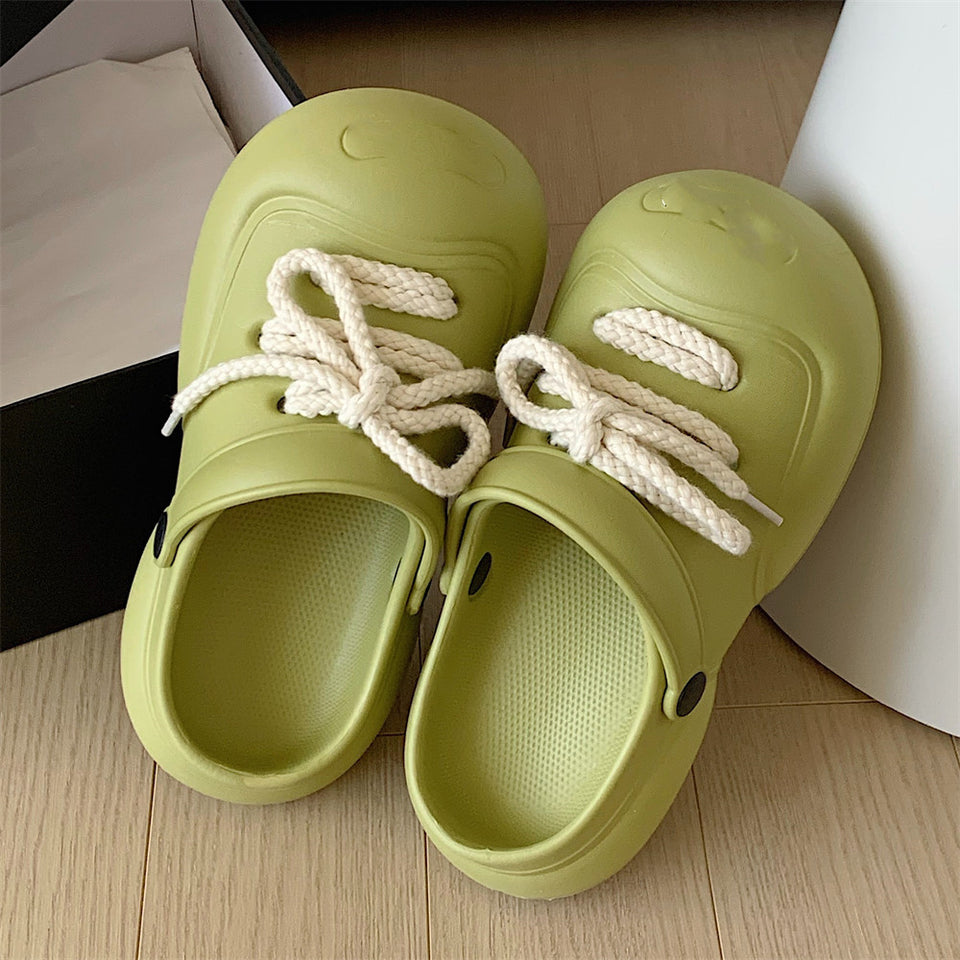 Summer Internet Celebrity Shit Feeling Platform Beach Shoes