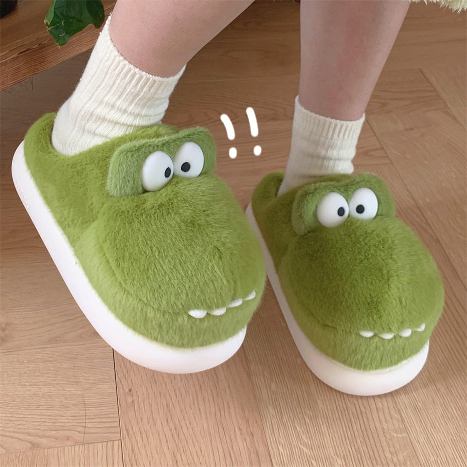 Funny Fashion Plush Thermal Cotton Slippers